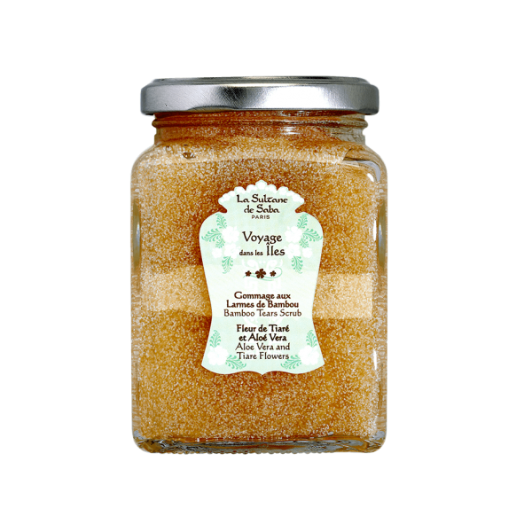 La Sultane De Saba Voyage dans les Iles Bamboo Tears Scrub Скраб для тела «Слеза бамбука» Тиаре и Алоэ вера