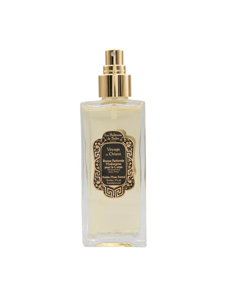 La Sultane De Saba Vouage en Orient Moisturizing Body Mist Amber, Musk, Sandalwood Зволожуючий парфумований міст для тіла Амбра, Мускус та Сандал