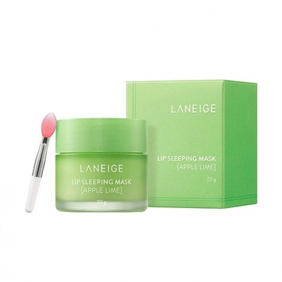Laneige Lip Sleeping Mask Apple Lime Ночная восстанавливающая маска для губ с яблоком и лаймом