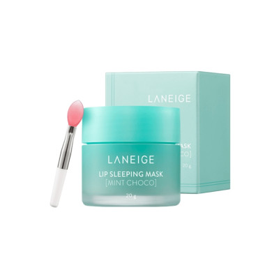 Laneige Lip Sleeping Mask Mint Choco Нічна відновлююча маска для губ з ментолом і шоколадом