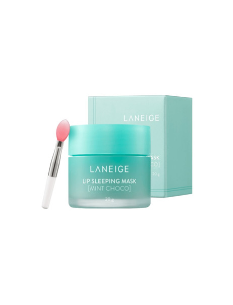 Laneige Lip Sleeping Mask Mint Choco Ночная восстанавливающая маска для губ с ментолом и шоколадом