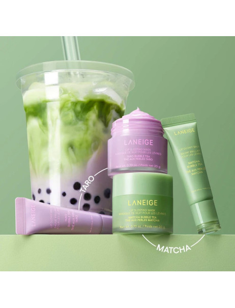 Laneige Lip Glowy Balm Matcha Bubble Tea Сяючий бальзам для губ Матча бабл чай