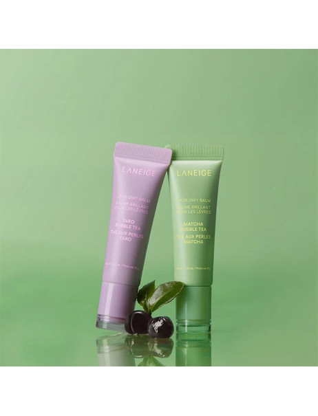 Laneige Lip Glowy Balm Matcha Bubble Tea Сяючий бальзам для губ Матча бабл чай