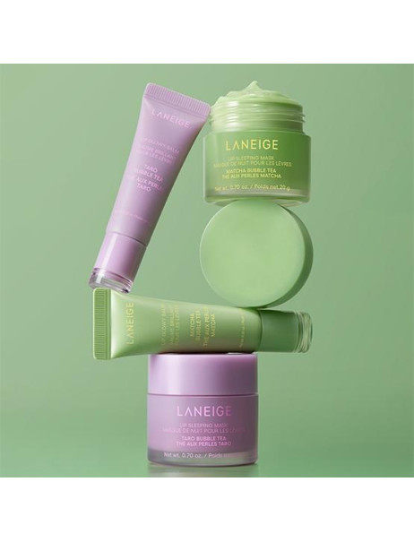 Laneige Lip Glowy Balm Matcha Bubble Tea Сяючий бальзам для губ Матча бабл чай
