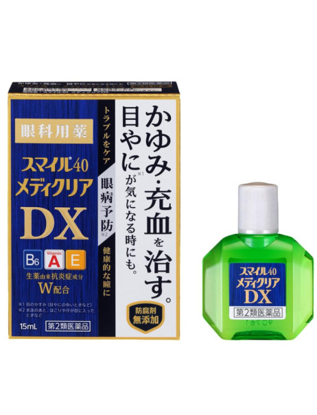 LION 40 Mediclear DX Eye Drops Антивозрастные капли для глаз против зуда и гиперемии