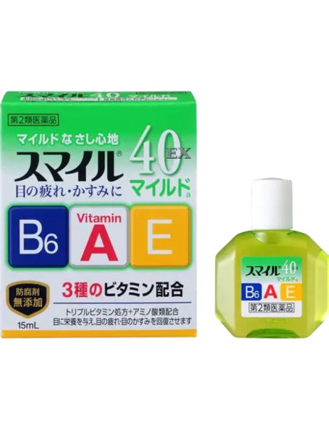 LION 40EX Mild Eye Drops Очні краплі освіжаючі