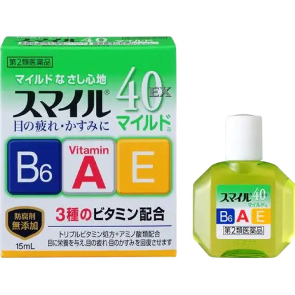 LION 40EX Mild Eye Drops Очні краплі освіжаючі
