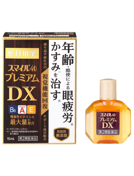 LION 40 Premium DX Eye Drops Антивозрастные капли для глаз против усталости и нагрузки