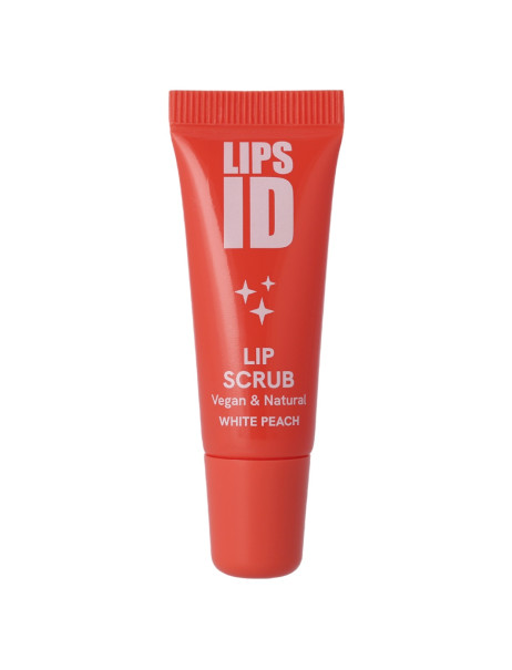 Lips ID Sugar Lip Scrub White Peach Сахарный скраб для губ, Белый персик