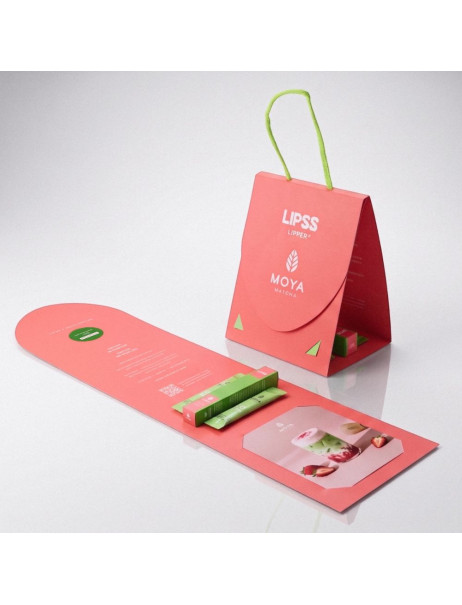 Lipss & Moya Matcha Lipper Matcha Strawberry Блиск для губ з ароматом полуничної матчі