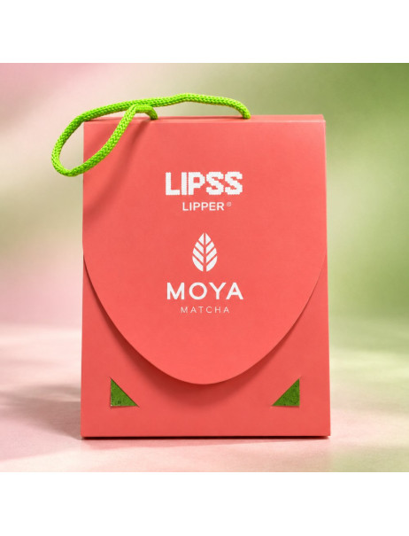 Lipss & Moya Matcha Lipper Matcha Strawberry Блиск для губ з ароматом полуничної матчі