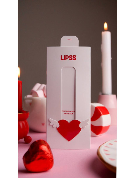 Lipss Lipper Be My Valentine Блеск для губ с ароматом ягодно-ванильного муcса
