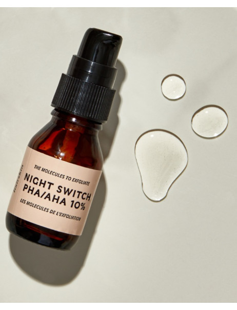 Lixirskin Night Switch PHA/AHA 10% Нічна сироватка з кислотами для мʼякого відлущування і вирівнювання тону шкіри