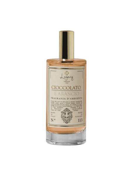 Logevy Firenze Cioccolato e Arancio Eco-Spray Інтер'єрні духи, Шоколад & Апельсин