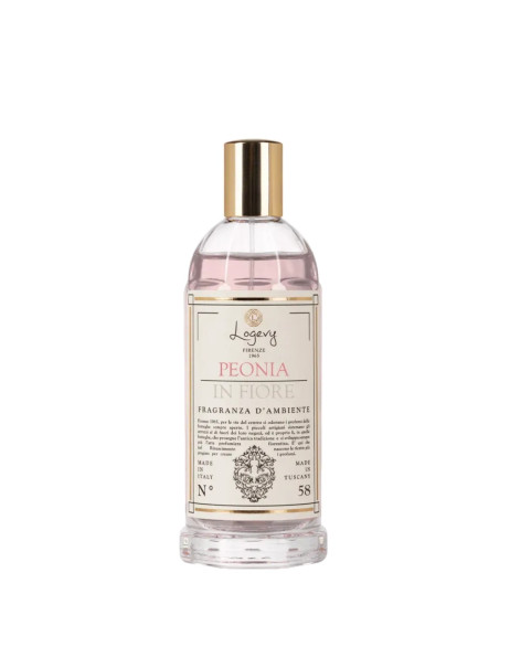 Logevy Firenze Peonia in Fiore Eco-Spray Інтер'єрні духи, Квітка Піона
