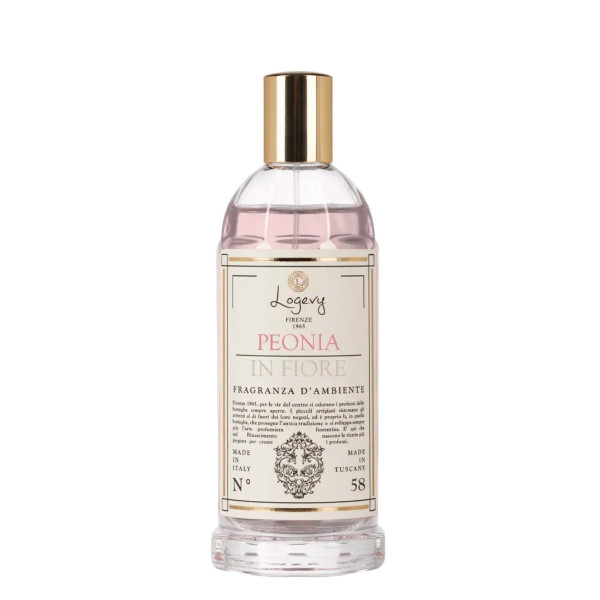 Logevy Firenze Peonia in Fiore Eco-Spray Інтер'єрні духи, Квітка Піона