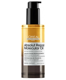 L’Oréal Professionnel Serie Expert Absolut Repair Molecular Bi-Phase Oil Професійна двофазна олійка для молекулярного відновлення структури пошкодженого волосся - Написати відгук