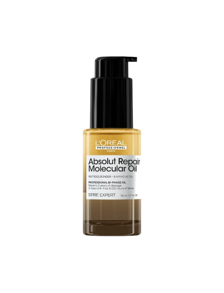 L’Oréal Professionnel Serie Expert Absolut Repair Molecular Bi-Phase Oil Професійна двофазна олійка для молекулярного відновлення структури пошкодженого волосся