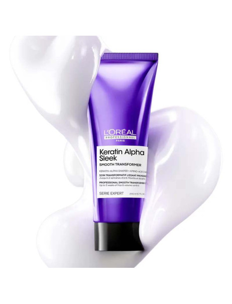 L’Oréal Professionnel Serie Expert Keratin Alpha Sleek Smooth Transformer Профессиональное средство для гладкости и контроля пушистости волос