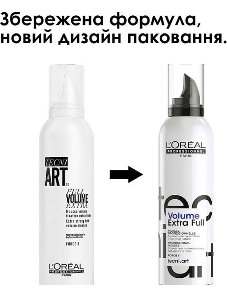 L’Oréal Professionnel Tecni Art Volume Extra Full Мусс для придания объема волосам очень сильной фиксации