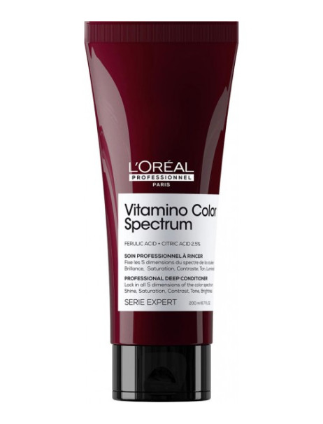 L’Oréal Professionnel Vitamino Color Spectrum Deep Conditioner Кондиціонер для сяючого блиску та збереження 5 вимірів колірного спектру після фарбування волосся