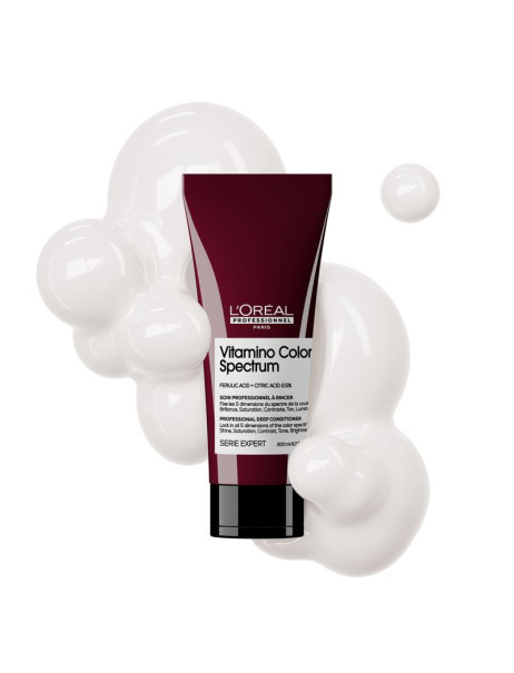 L’Oréal Professionnel Vitamino Color Spectrum Deep Conditioner Кондиціонер для сяючого блиску та збереження 5 вимірів колірного спектру після фарбування волосся