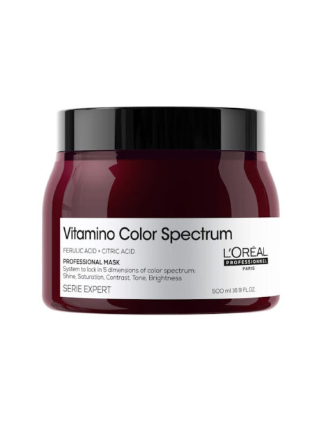 L’Oréal Professionnel Vitamino Color Spectrum Mask Маска для сяючого блиску та збереження 5 вимірів колірного спектру після фарбування волосся