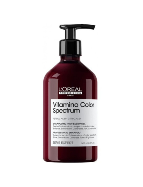 L’Oréal Professionnel Vitamino Color Spectrum Shampoo Шампунь для сяючого блиску та збереження 5 вимірів колірного спектру після фарбування волосся