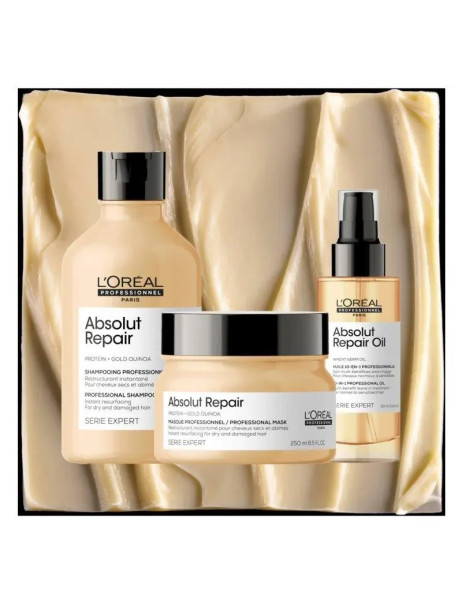 L’Oréal Professionnel Meteora 2025 Absolut Repair Kit 2 Подарунковий набір для інтенсивного відновлення пошкодженого волосся з олійкою