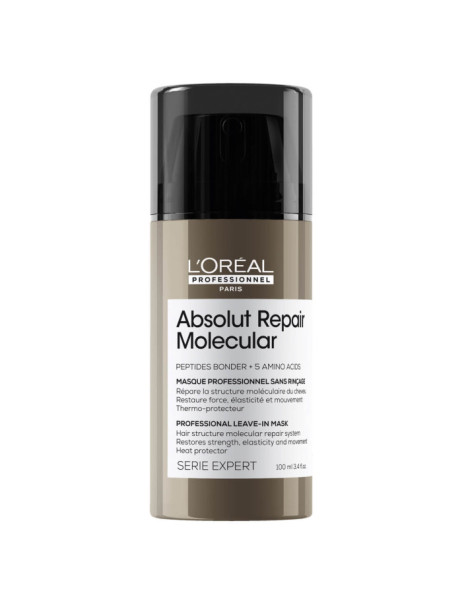 L’Oréal Professionnel Serie Expert Absolut Repair Molecular Leave-In Mask Професійна незмивна багатофункціональна маска для молекулярного відновлення структури пошкодженого волосся