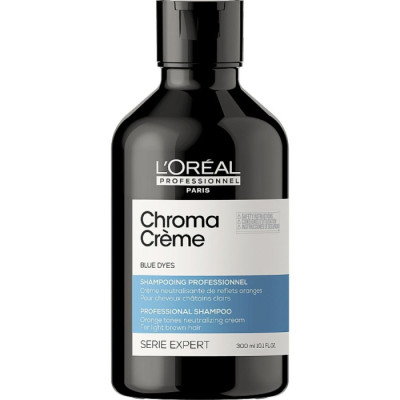 L’Oréal Professionnel Chroma Creme Professional Shampoo Blue Dyes Крем-шампунь для нейтрализации оранжевых оттенков светло-коричневых волос