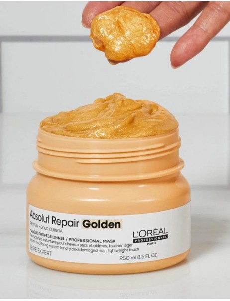 L’Oréal Professionnel Serie Expert Absolut Repair Golden Mask Золотиста маска для інтенсивного відновлення пошкодженого волосся