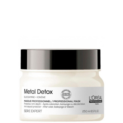 L’Oréal Professionnel Metal Detox Professional Mask Профессиональная маска для уменьшения ломкости и нежелательного изменения цвета