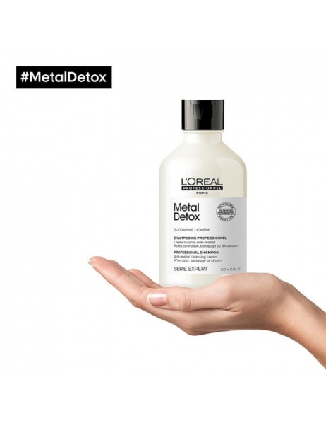 L’Oréal Professionnel Metal Detox Anti-metal Cleansing Cream Shampoo Профессиональный очищающий шампунь против металлических накоплений в волосах после окрашивания или осветления
