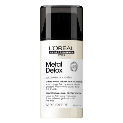 L’Oréal Professionnel Metal Detox High Protection Cream Профессиональный крем-уход для уменьшения ломкости всех типов волос и нежелательного изменения цвета
