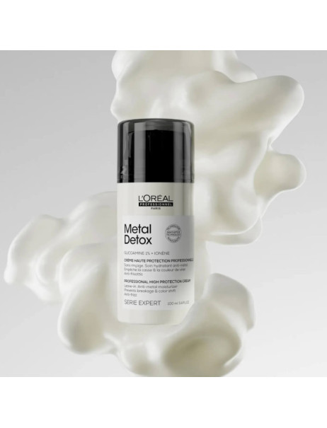 L’Oréal Professionnel Metal Detox High Protection Cream Професійний крем-догляд для зменшення ламкості всіх типів волосся та небажаної зміни кольору