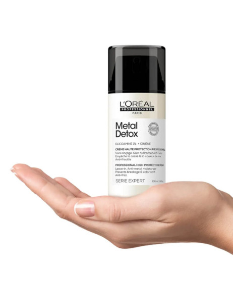 L’Oréal Professionnel Metal Detox High Protection Cream Професійний крем-догляд для зменшення ламкості всіх типів волосся та небажаної зміни кольору