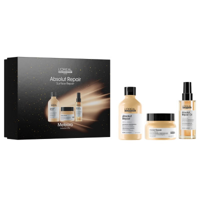 L’Oréal Professionnel Meteora 2025 Absolut Repair Kit 2 Подарочный набор для интенсивного восстановления поврежденных волос с маслом