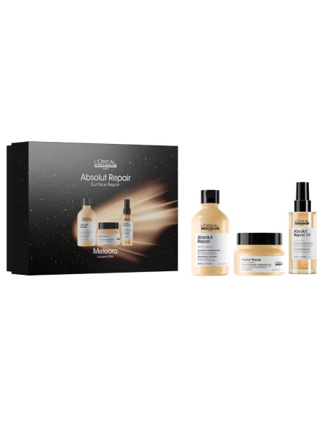L’Oréal Professionnel Meteora 2025 Absolut Repair Kit 2 Подарунковий набір для інтенсивного відновлення пошкодженого волосся з олійкою