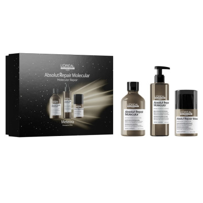 L’Oréal Professionnel Meteora 2025 Absolut Repair Molecular Kit 2 Подарунковий набір для пошкодженого волосся з маскою