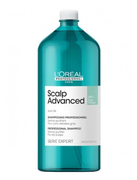 L’Oréal Professionnel Scalp Advanced Anti-Oiliness Shampoo Професійний очищуючий шампунь для схильного до жирності волосся
