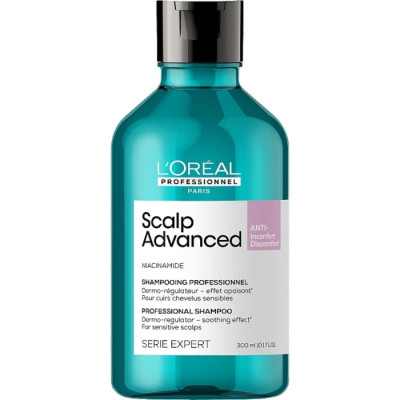 L’Oréal Professionnel Scalp Advanced Niacinamide Dermo-Regulator Shampoo Профессиональный дерморегулирующий успокаивающий шампунь для чувствительной кожи головы