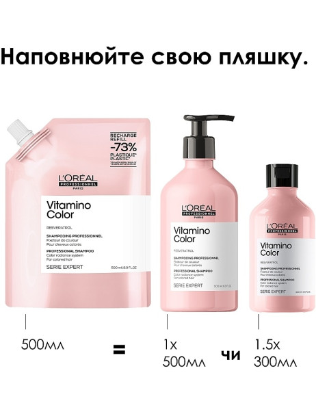 L’Oréal Professionnel Serie Expert Vitamino Color Shampoo Refill Шампунь для захисту кольору фарбованого волосся (рефіл)
