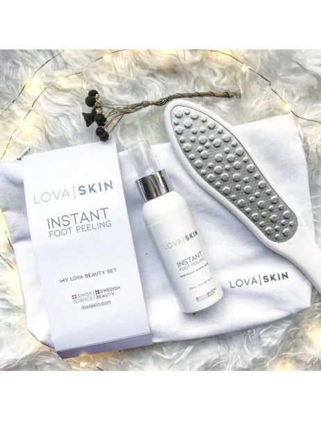 Мгновенный пилинг для стоп Lova Skin Instant Foot Peeling