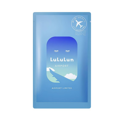 LULULUN Face Mask Airport Refreshing Sky Глибоко зволожуюча маска для подорожей