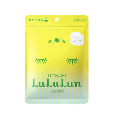LULULUN Face Mask Setouchi Lemon Освітлююча маска з екстрактом лимону