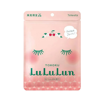 LULULUN Face Mask Tohoku Cherry Антиоксидантна маска з екстрактами фруктів