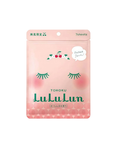 LULULUN Face Mask Tohoku Cherry Антиоксидантна маска з екстрактами фруктів