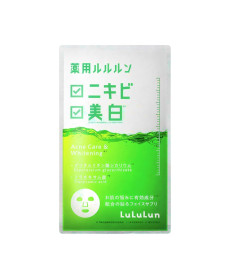 LULULUN Medicated Whitening Acne Care Mask Відбілююча лікувальна маска проти акне - Написати відгук