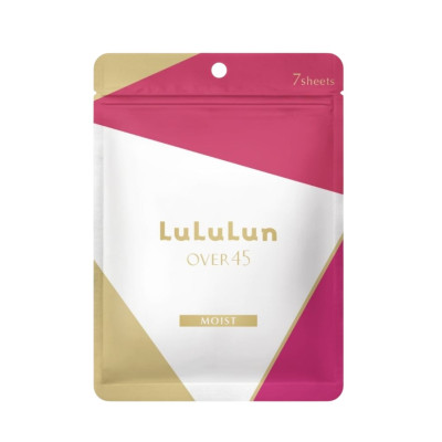 LULULUN Over45 Camellia Pink Омолоджуюча маска для пружності і зволоження зрілої шкіри